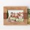 True Friends Are Never Apart Maybe In Distance But Never In Heart Personalized Wooden Frame-7" x 5" Brown Horizontal