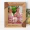 Bridemaid For A Day But A Best Friend For Life Personalized Wooden Frame 8" x 10" Brown (Vertical)