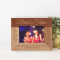 Friends Bring Happiness My Souad Brings The Wine Personalized Wooden Frame-5" x 3 1/2" Brown Horizontal