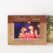 Friends Bring Happiness My Souad Brings The Wine Personalized Wooden Frame-6" x 4" Brown Horizontal