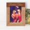 Friends Bring Happiness My Souad Brings The Wine Personalized Wooden Frame 5" x 7" Brown (Vertical)