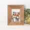 Good Friends Help You To Find Important Things Personalized Wooden Frame 3" x 5" Brown (Vertical)