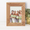 Good Friends Help You To Find Important Things Personalized Wooden Frame 5" x 7" Brown (Vertical)