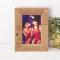 Good Friends Are Like Stars Personalized Wooden Frame 4" x 6" Brown (Vertical)