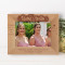 Friends Are The Family Choose Personalized Wooden Frame-7" x 5" Brown Horizontal