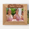 Friends Are The Family Choose Personalized Wooden Frame-10" x 8" Brown Horizontal