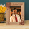 Lawyer Justice For All Personalized Wooden Frame 5" x 7" Brown (Vertical)