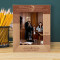 Without Lawyers There Would Be No Justice Personalized Wooden Frame 5" x 7" Brown (Vertical)