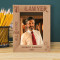 Lawyer All For Justice Personalized Wooden Frame 5" x 7" Brown (Vertical)
