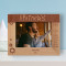 Happy Father's Day Personalized Wooden Frame-7" x 5" Brown Horizontal