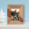 The Power Of A Dad In A Child's Life Is Unmatched Personalized Wooden Frame 3" x 5" Brown (Vertical)