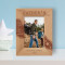 The Power Of A Dad In A Child's Life Is Unmatched Personalized Wooden Frame 4" x 6" Brown (Vertical)