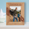 The Power Of A Dad In A Child's Life Is Unmatched Personalized Wooden Frame 5" x 7" Brown (Vertical)