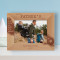 The Power Of A Dad In A Child's Life Is Unmatched Personalized Wooden Frame-7" x 5" Brown Horizontal