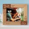 Dad You're Our Hero Personalized Wooden Frame-10" x 8" Brown Horizontal
