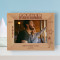Best Father Ever Personalized Wooden Frame-7" x 5" Brown Horizontal