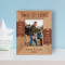 You Are My Hero Personalized Wooden Frame 3" x 5" Brown (Vertical)