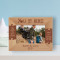 You Are My Hero Personalized Wooden Frame-6" x 4" Brown Horizontal