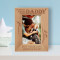 My Greatest Blessings Call Me Daddy Personalized Wooden Frame 4" x 6" Brown (Vertical)