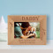 My Greatest Blessings Call Me Daddy Personalized Wooden Frame-6" x 4" Brown Horizontal