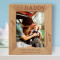 My Greatest Blessings Call Me Daddy Personalized Wooden Frame 8" x 10" Brown (Vertical)