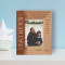 A Father Is Neither An Anchor To Hold Us Back Nor A Sail To Take Us There Personalized Wooden Frame 3" x 5" Brown (Vertical)