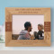 What A Father Says To His Children Is Not Heard By The World Personalized Wooden Frame-10" x 8" Brown Horizontal