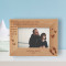 Becoming A Dad Means You Have To Be A Role Model For Your Son And Be Someone He Can Look Up To Personalized Wooden Frame-6" x 4" Brown Horizontal