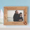 Becoming A Dad Means You Have To Be A Role Model For Your Son And Be Someone He Can Look Up To Personalized Wooden Frame-7" x 5" Brown Horizontal