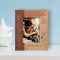 A Happy Family Is A Reflection Of A Good Father And A Loving Husband Personalized Wooden Frame 3" x 5" Brown (Vertical)