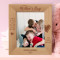 Happy Mother's Day Personalized Wooden Frame 8" x 10" Brown (Vertical)