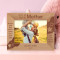 Mothers Hold Their Children's Hands Personalized Wooden Frame-7" x 5" Brown Horizontal