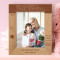 When You Are Looking At Your Mother, You Are Looking At The Purest Love Personalized Wooden Frame 8" x 10" Brown (Vertical)