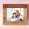 When You Are Looking At Your Mother, You Are Looking At The Purest Love Personalized Wooden Frame-10" x 8" Brown Horizontal