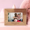There Is Nothing As Sincere A Mother's Kiss Personalized Wooden Frame-6" x 4" Brown Horizontal