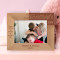 There Is Nothing As Sincere A Mother's Kiss Personalized Wooden Frame-7" x 5" Brown Horizontal