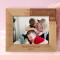 There Is Nothing As Sincere A Mother's Kiss Personalized Wooden Frame-10" x 8" Brown Horizontal