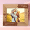 Mothers Can Look Through A Child's Eyes & See Tomorrow Personalized Wooden Frame-10" x 8" Brown Horizontal