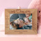 The Art Of Mothering Is To Teach The Art Of Living To Children Personalized Wooden Frame-7" x 5" Brown Horizontal