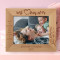 The Art Of Mothering Is To Teach The Art Of Living To Children Personalized Wooden Frame-10" x 8" Brown Horizontal