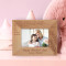 A Mother's Happiness Is Like A Beacon, Lighting Up The Future Personalized Wooden Frame-5" x 3 1/2" Brown Horizontal