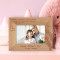 A Mother's Happiness Is Like A Beacon, Lighting Up The Future Personalized Wooden Frame-6" x 4" Brown Horizontal