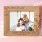 A Mother's Happiness Is Like A Beacon, Lighting Up The Future Personalized Wooden Frame-10" x 8" Brown Horizontal