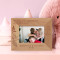 The Loveliest Masterpiece Of The Heart Of God Is The Heart Of A Mother Personalized Wooden Frame-5" x 3 1/2" Brown Horizontal