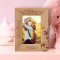 Mother Can Look Through A Child's Eyes & See Tomorrow Personalized Wooden Frame 4" x 6" Brown (Vertical)