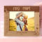 There Is Nothing As Sincere A Mother's Kiss Personalized Wooden Frame-10" x 8" Brown Horizontal