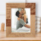 Wish You A Very Happy Anniversary Personalized Wooden Frame 8" x 10" Brown (Vertical)