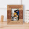 Happy Anniversary Than You For Always Loving Me For Who I Am Personalized Wooden Frame 3" x 5" Brown (Vertical)