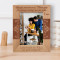Happy Anniversary Than You For Always Loving Me For Who I Am Personalized Wooden Frame 5" x 7" Brown (Vertical)