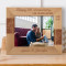 Happy 5th Anniversary I Love You More And More Every Year Personalized Wooden Frame-10" x 8" Brown Horizontal
